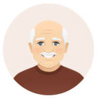Smiling people avatar set. Different men and women characters collection. Isolated vector illustration.